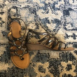 Women gianni bini shoes sandal size 8.5 gladiator